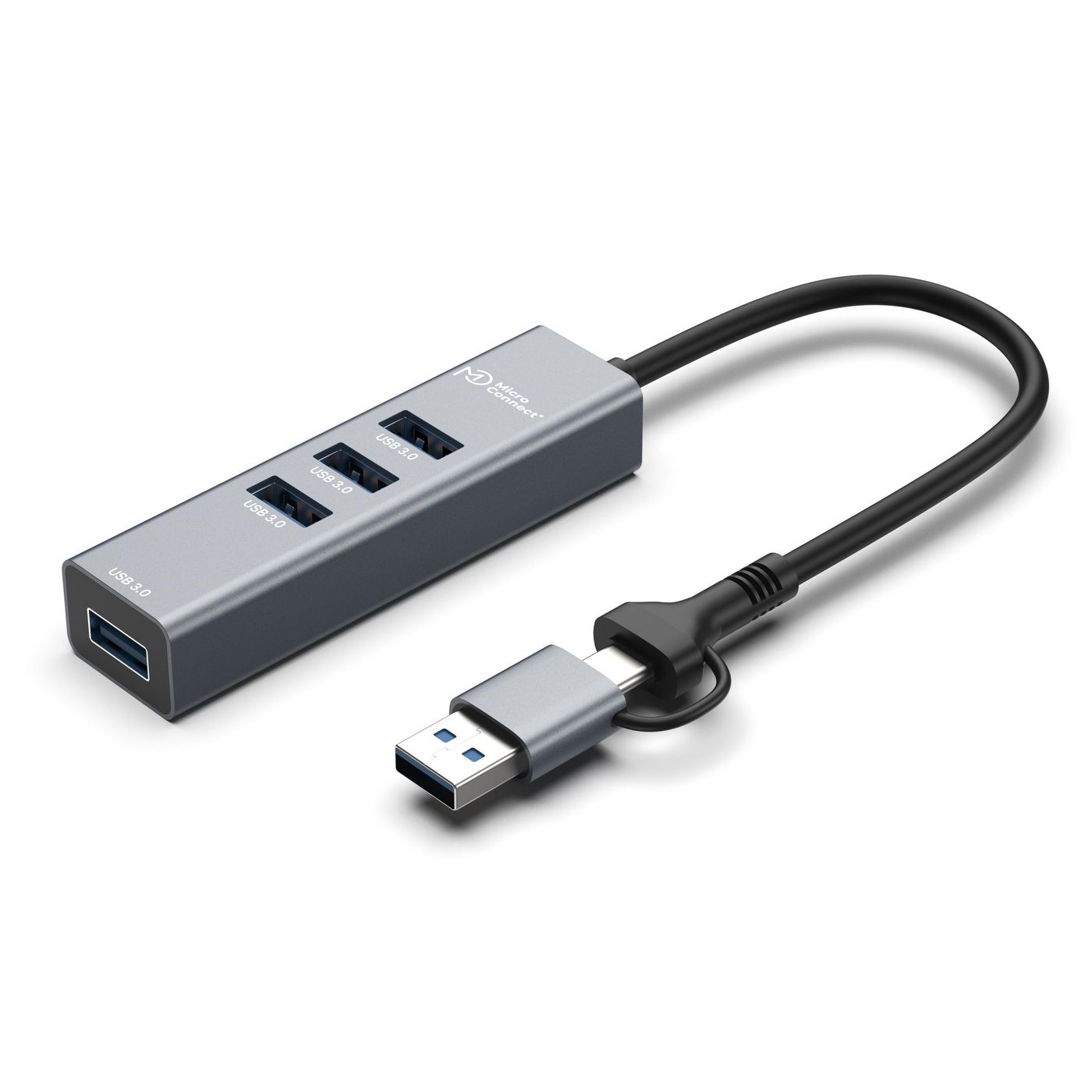 USBHUB4-2IN1 - Microconnect