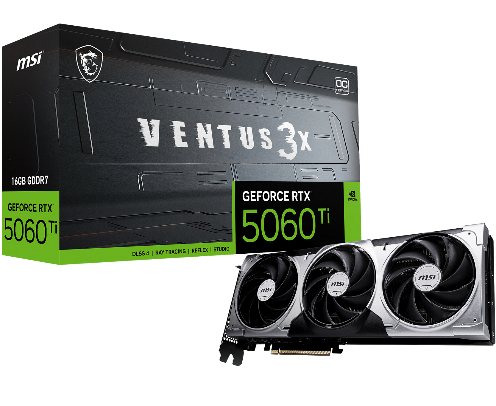 GEFORCE RTX 5060 TI 16G VENTUS 3X OC - MSI