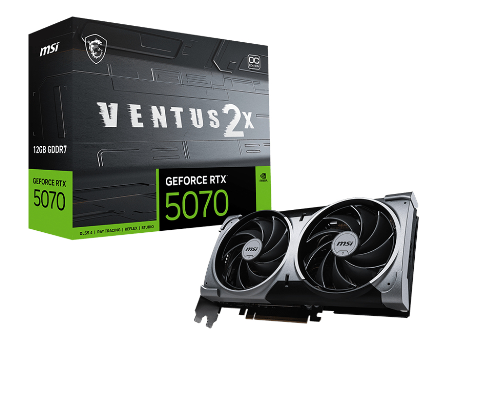 GEFORCE RTX 5070 12G VENTUS 2X OC - MSI