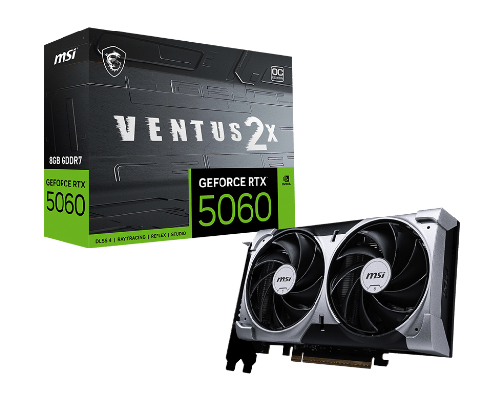 GEFORCE RTX 5060 8G VENTUS 2X OC - MSI