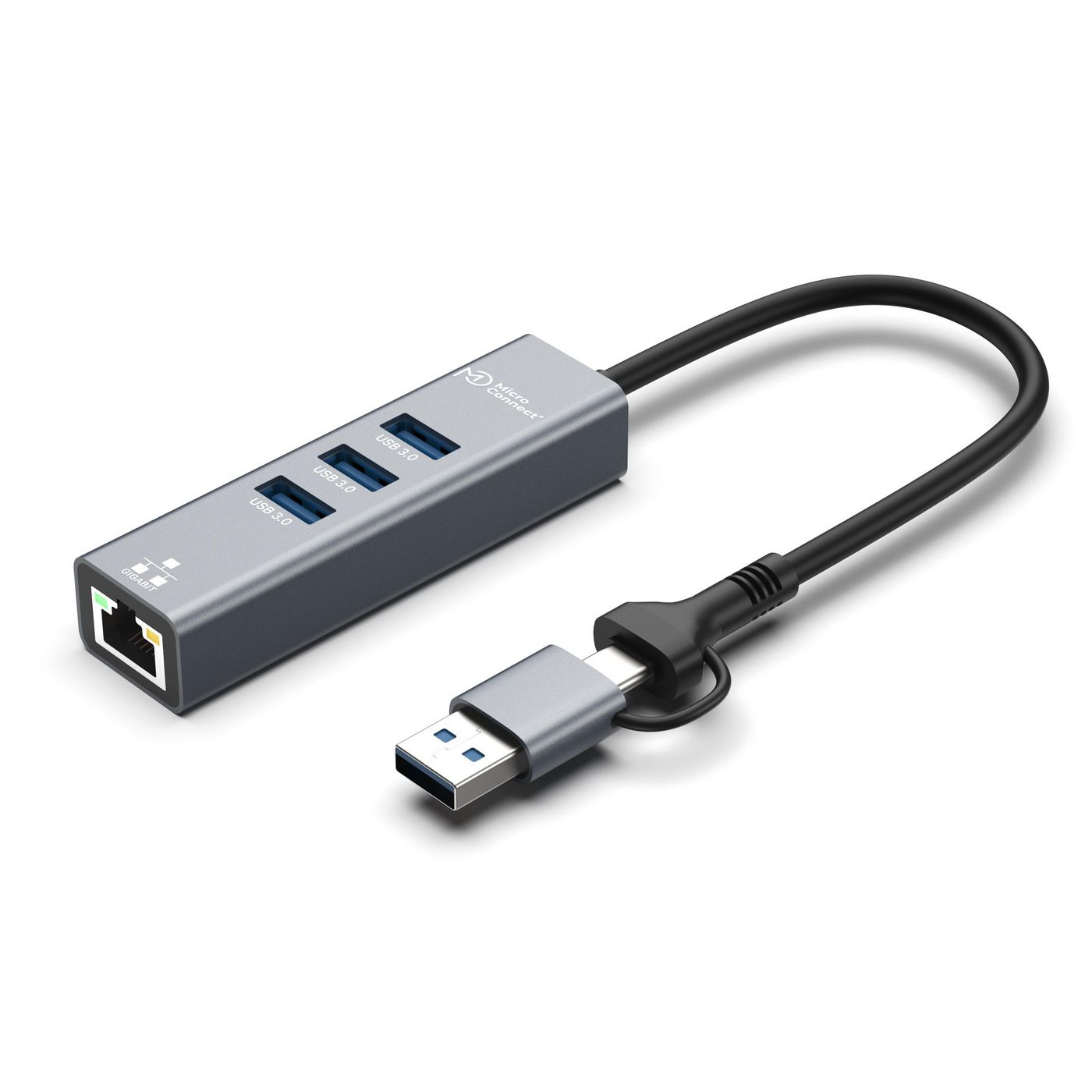 USBHUB-RJ45-2IN1 - Microconnect