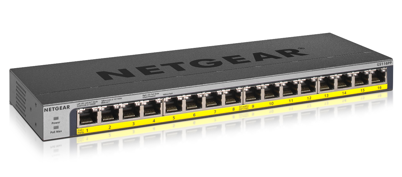GS116PP-100EUS - Netgear