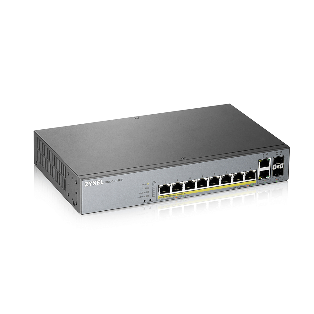 GS1350-12HP-GB0101F - Zyxel