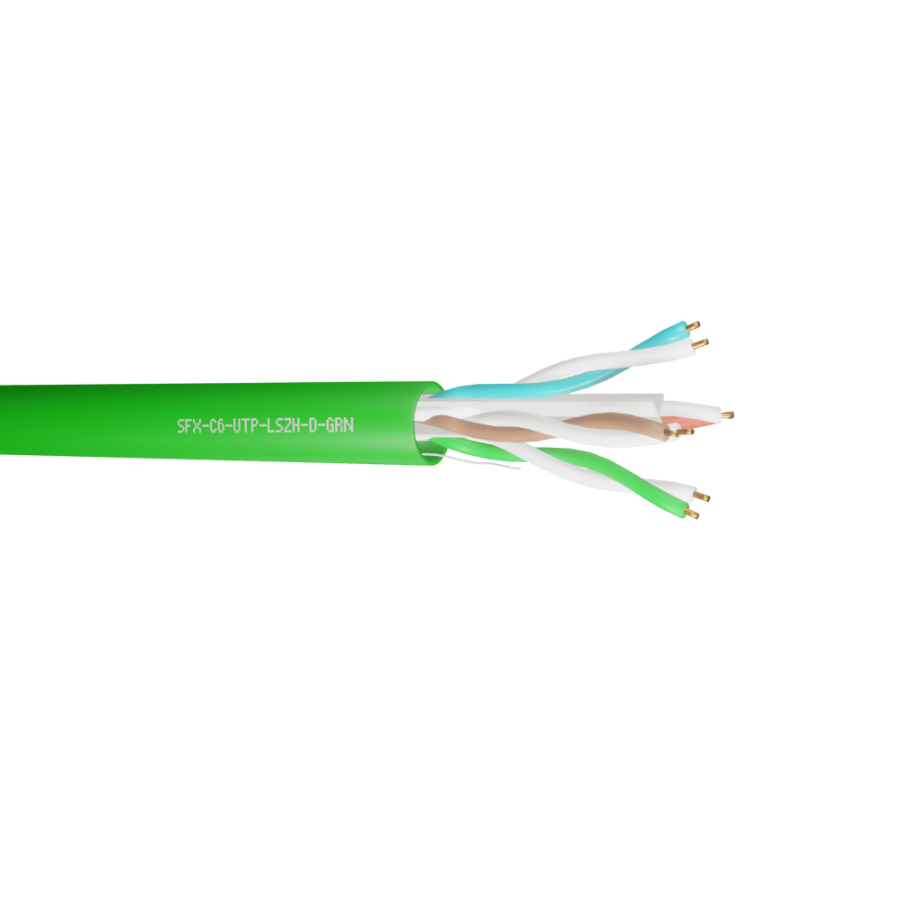 SFX/C6-UTP-LSZH-D-GRN-305 - Securi-Flex