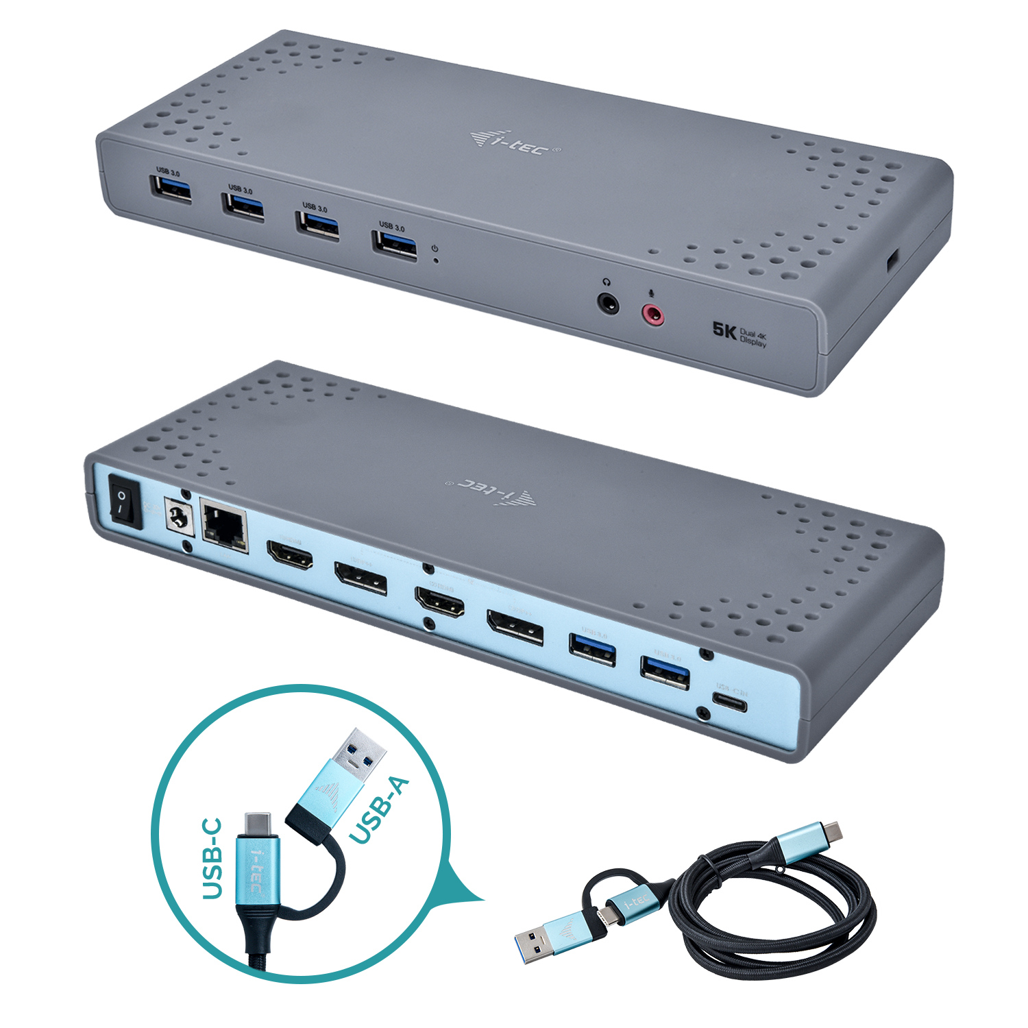 CADUAL4KDOCKUK - i-tec