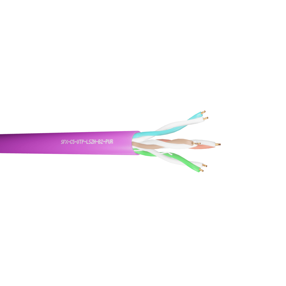 SFX/C5-UTP-LSZH-B2-PUR-305 - Securi-Flex