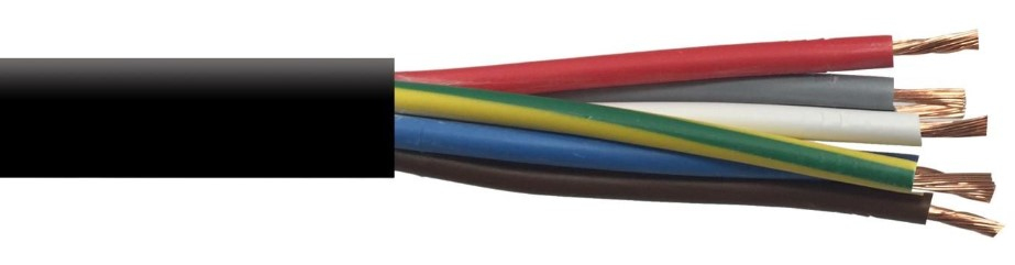 SFX/3187B-7C-1.5-LSZH-BLK-U-100 - Securi-Flex