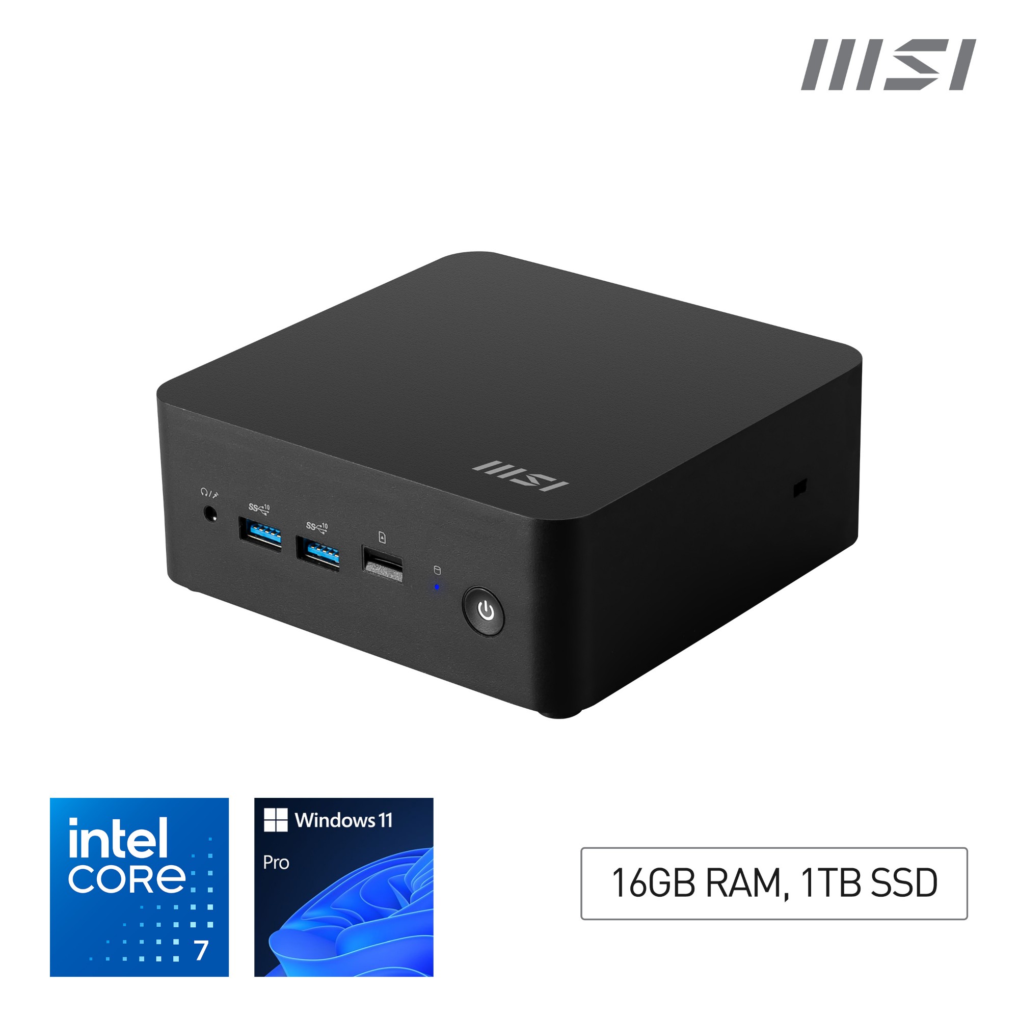 CUBI NUC 1M I7 150U FS 16GB 1TB W11P - MSI