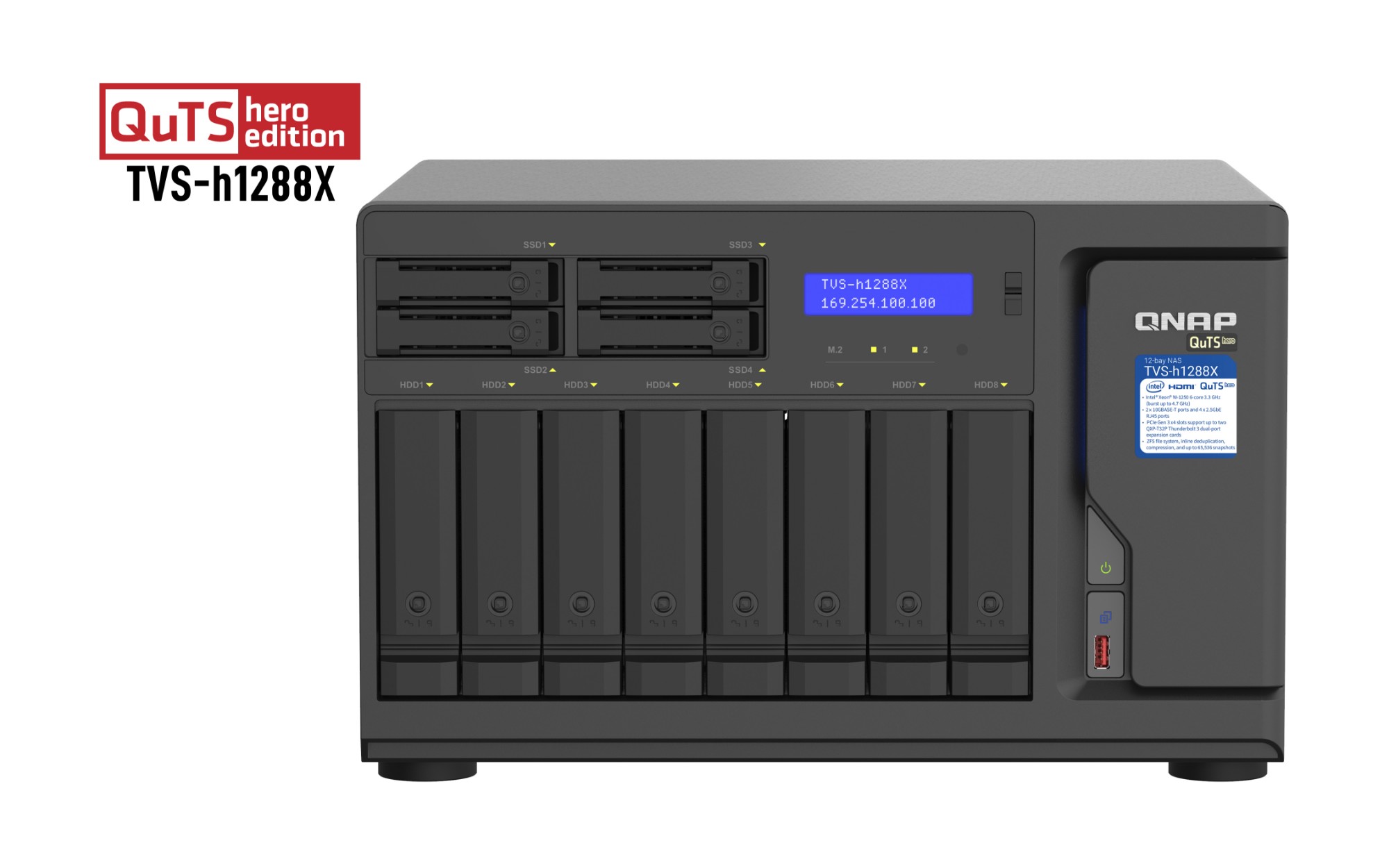 TVS-H1288X-W1250-16G - QNAP