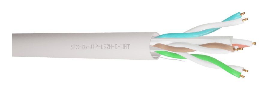 SFX/C6-UTP-LSZH-D-WHT-305 - Securi-Flex