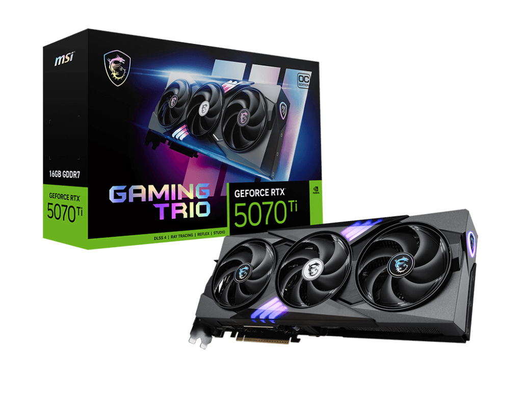 GEFORCE RTX 5070 TI 16G GAMING TRIO OC - MSI
