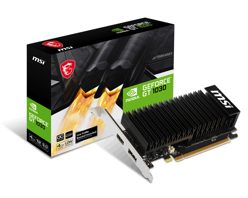 GEFORCE GT 1030 4GHD4 LP OC - MSI