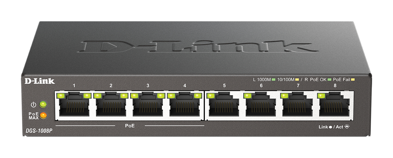 DGS-1008P/B - D-Link