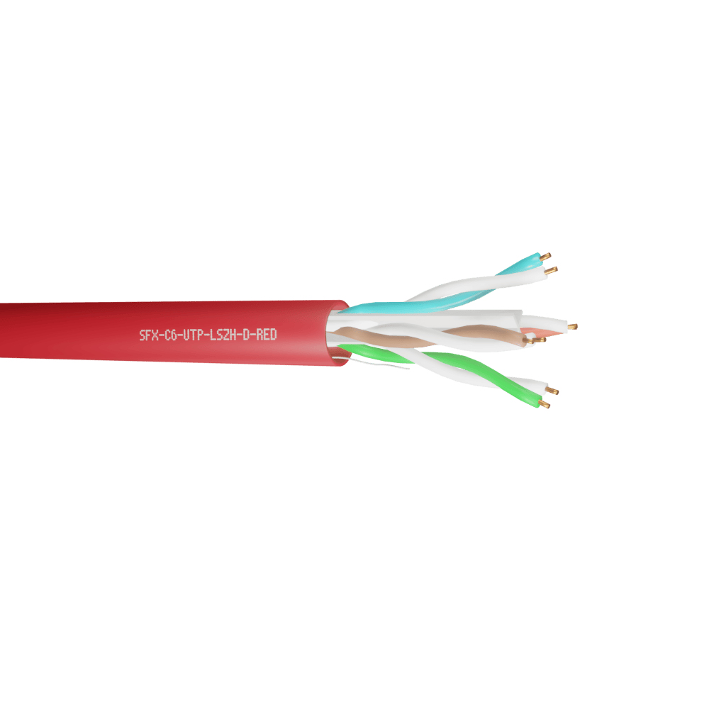 SFX/C6-UTP-LSZH-D-RED-305 - Securi-Flex