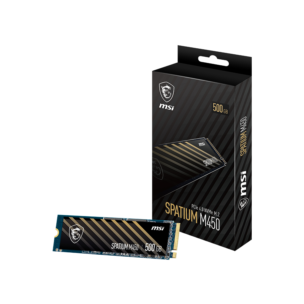 SPATIUM M450 PCIE 4.0 NVME M.2 500GB V1 - MSI